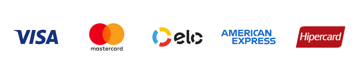 Métodos de pagamento aceitos